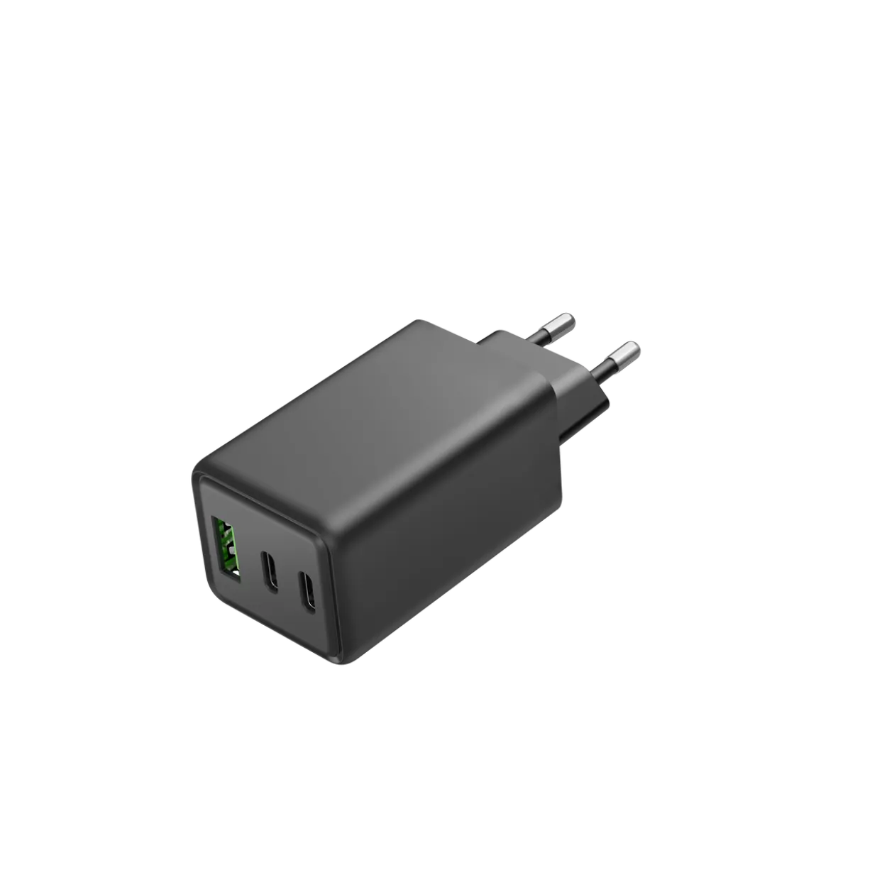 Fontastic Netzteil GAN 65W, 2 x Typ-C + USB-A Schwarz