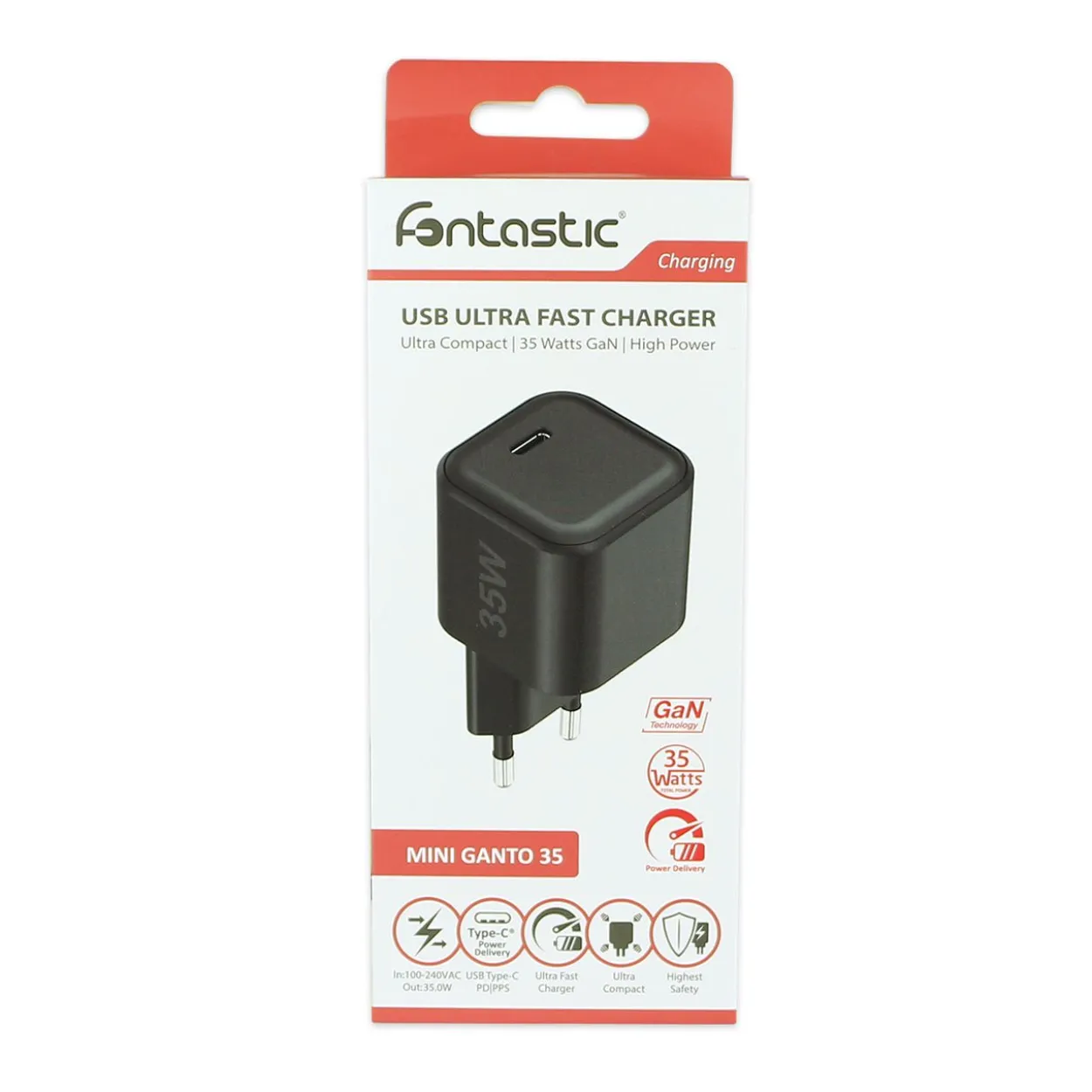 Fontastic Ultra Schnelles Netzteil USB-Type-C® 35W