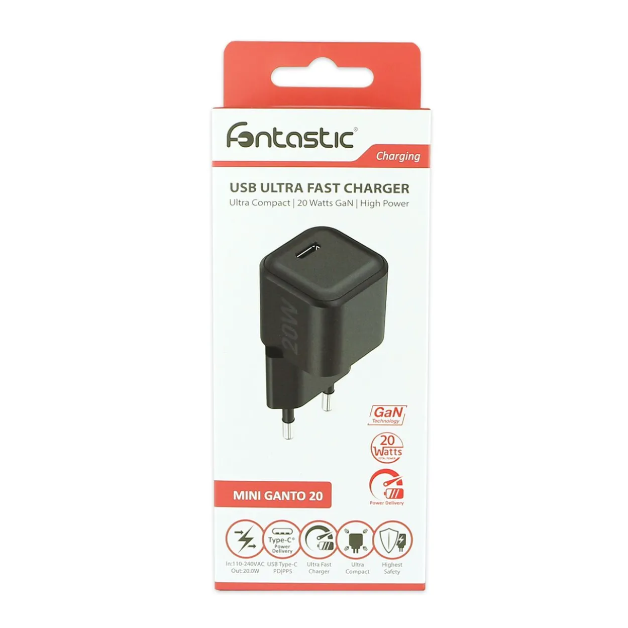 Fontastic Ultra Schnell-Netzteil USB-Type-C® 20W