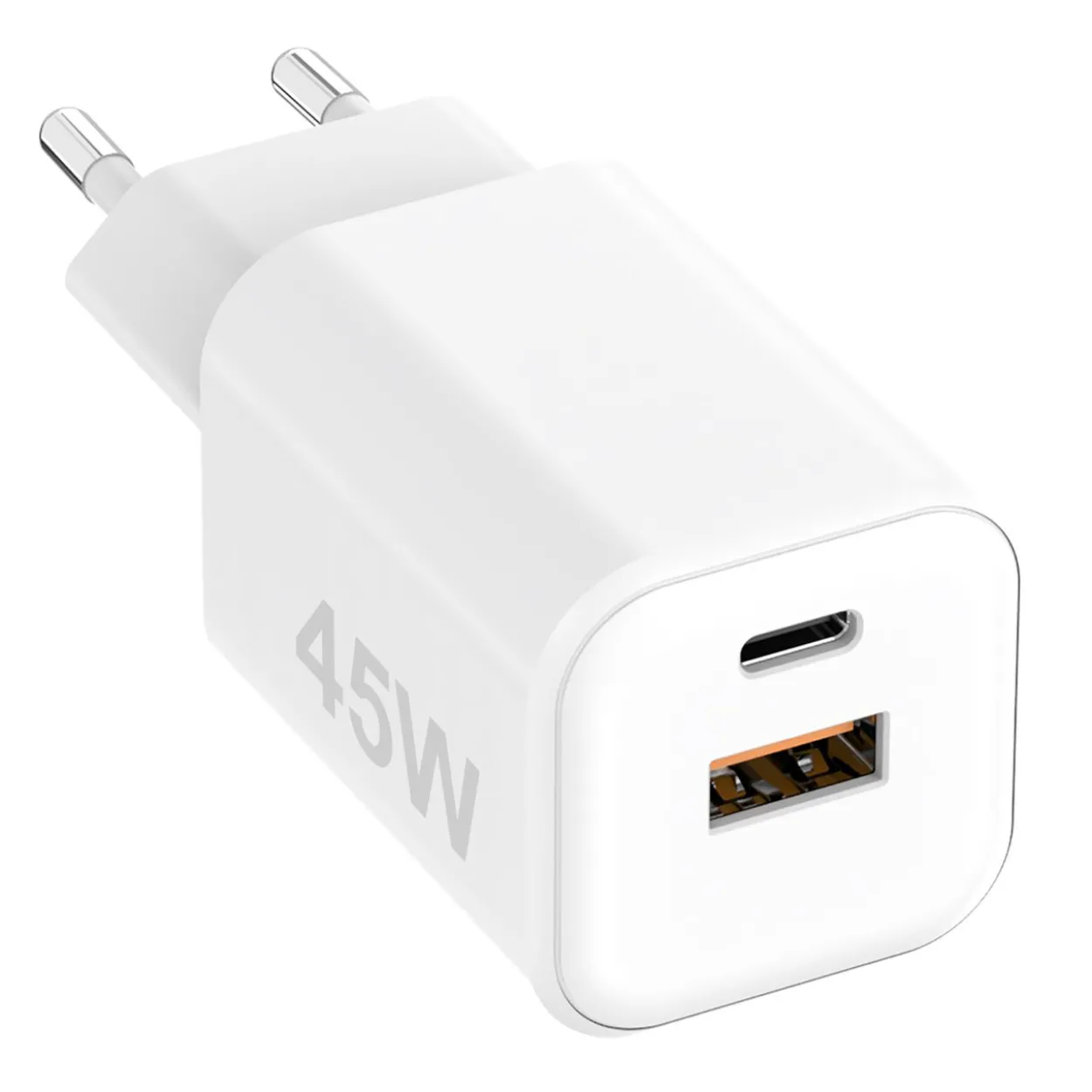 Fontastic USB Ultra Schnell-Reiselader Mini GaNto45 weiss
