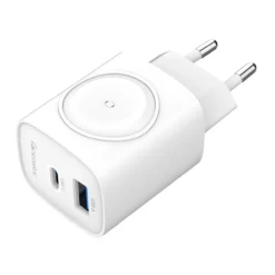 Fontastic USB Ultra Schnell-Reiselader „WiGan“+ Wireless charger