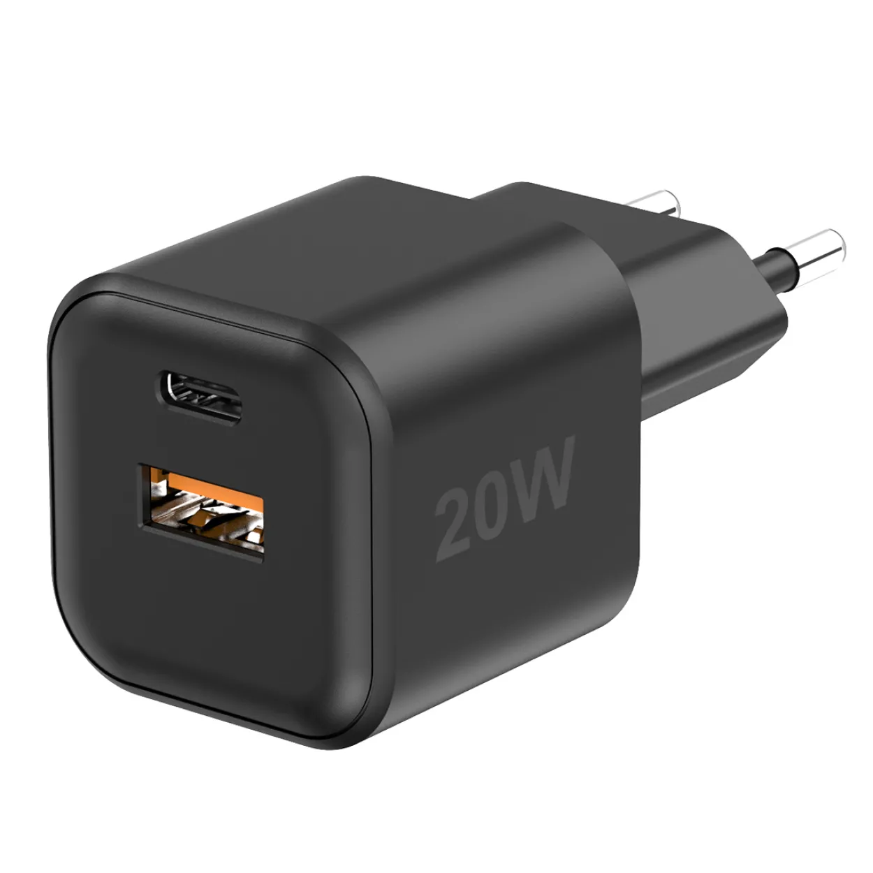 Fontastic USB Ultra Schnell-Reiselader Mini GaNto20 schwarz