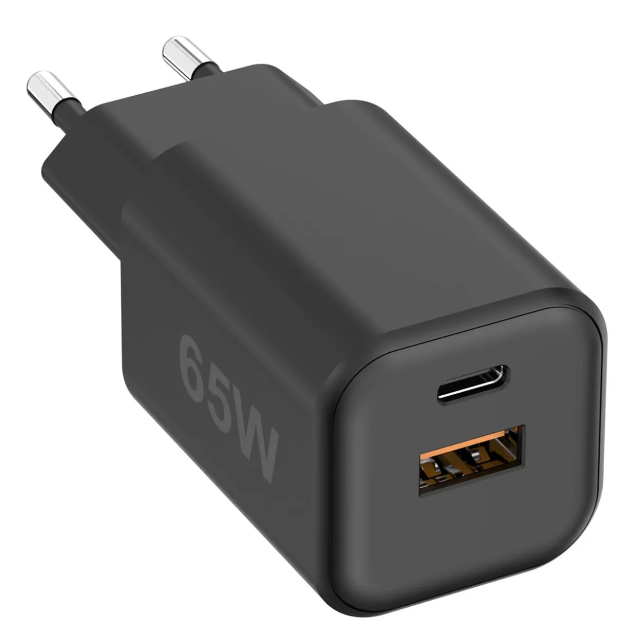 Fontastic USB Ultra Schnell-Reiselader Mini GaNto65 schwarz
