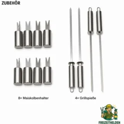 Freizeithelden Grillbesteck 19 teilig