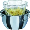 Frittiertopf mit Glasdeckel 22cm