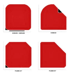 FUGEN-ASS STANDARD, FUGENGLÄTTER 4-TLG.