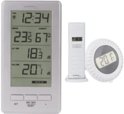 Funk- Poolthermometer WS 9069 mit zusätzlichem Außentemperatursender