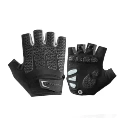 Fäustlinge Fahrradhandschuhe Sporthandschuhe mit Gel-Einsätzen Schwarz–Grau