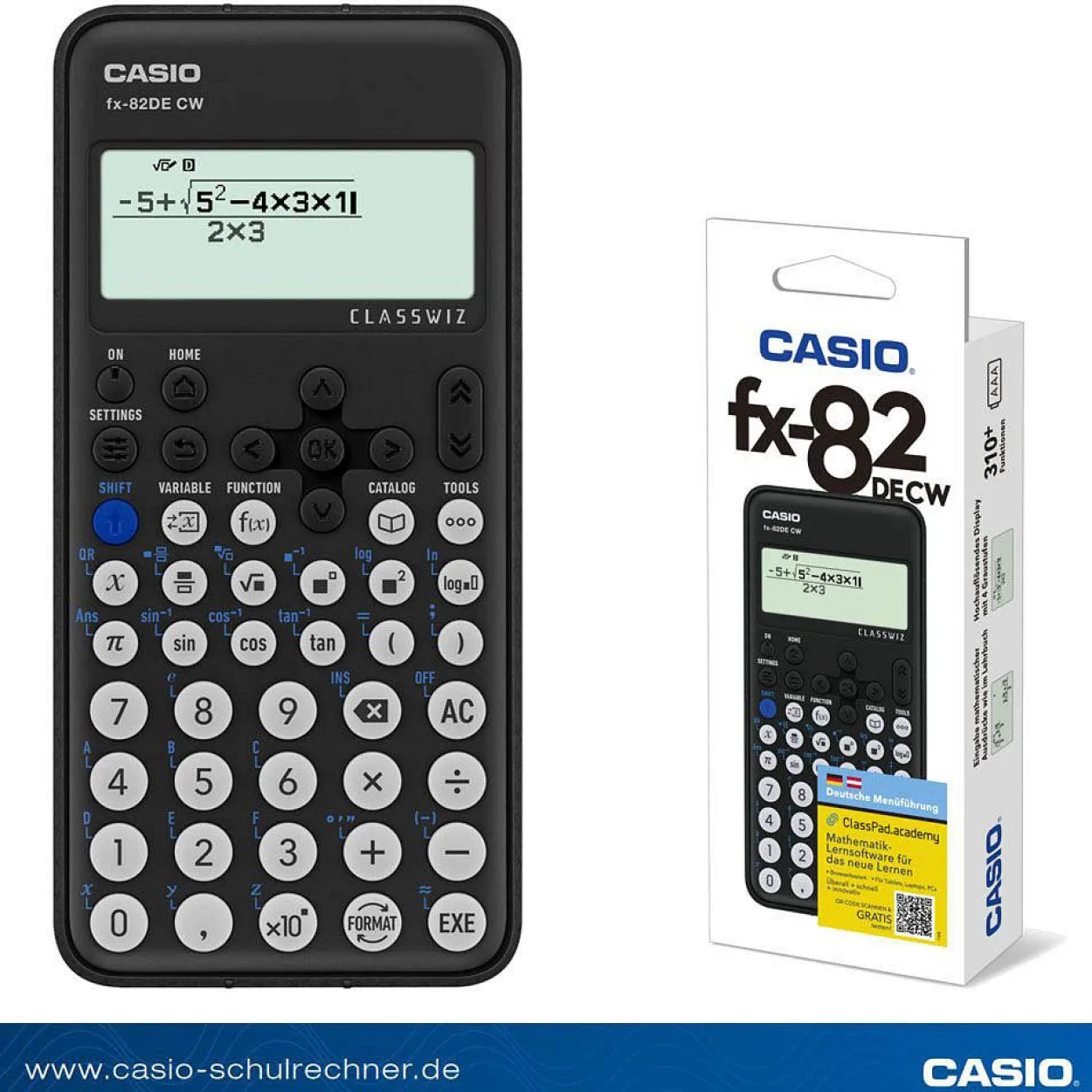 FX-82DE CW ClassWiz technisch wissenschaftlicher Rechner