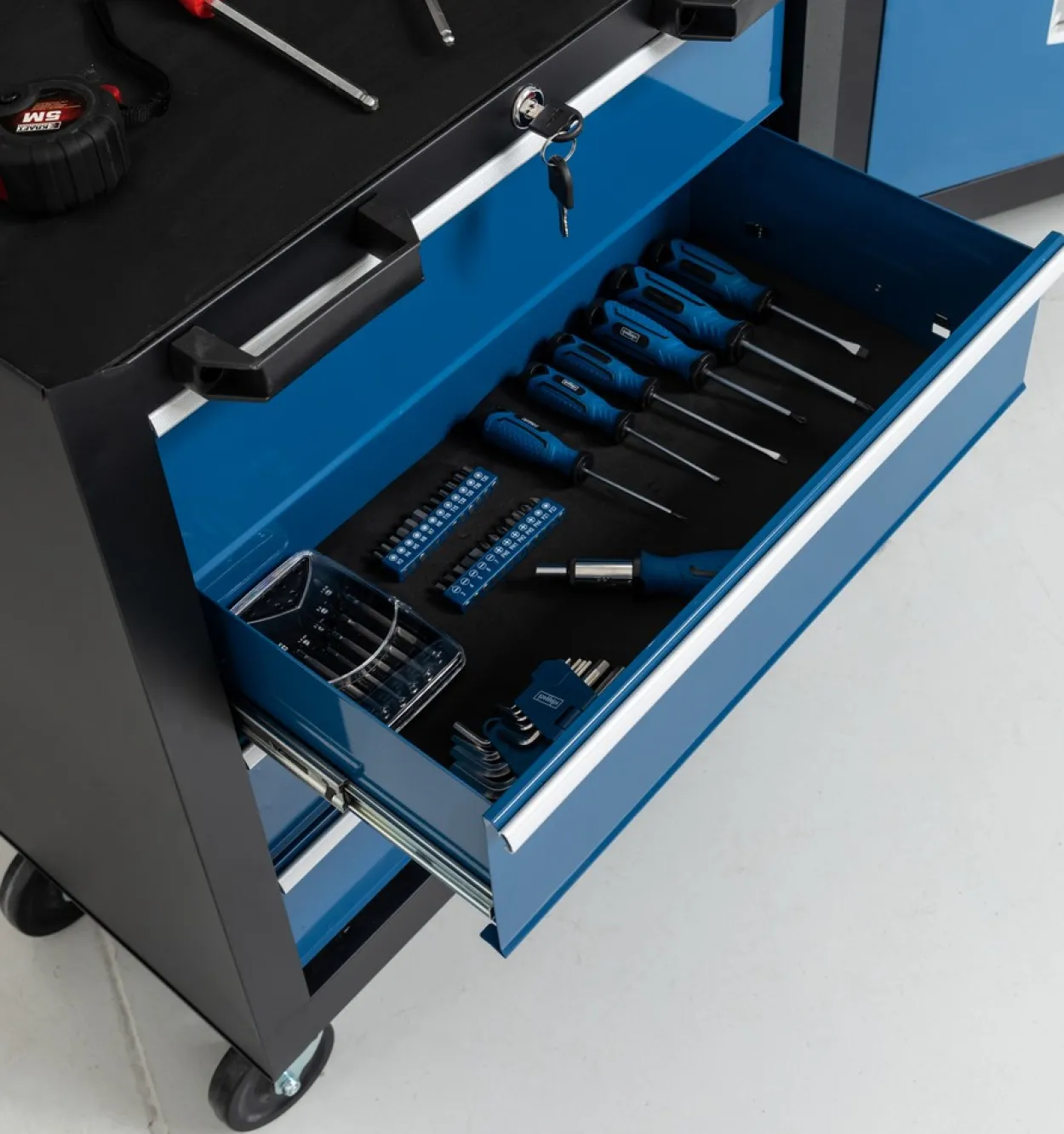 Garagenschrank 6 tlg. Blau
