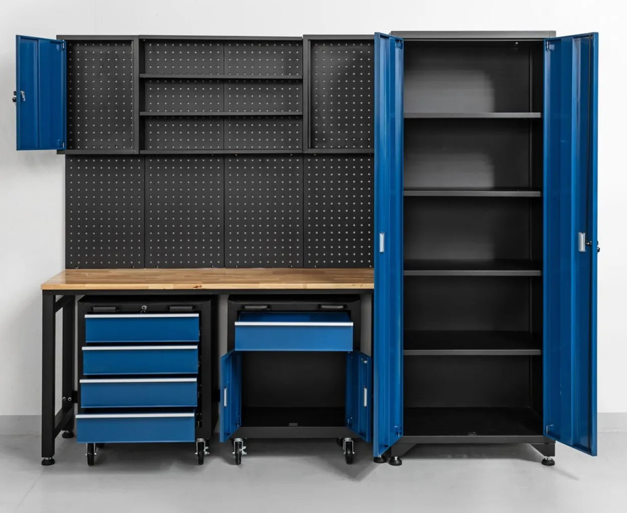 Garagenschrank 6 tlg. Blau