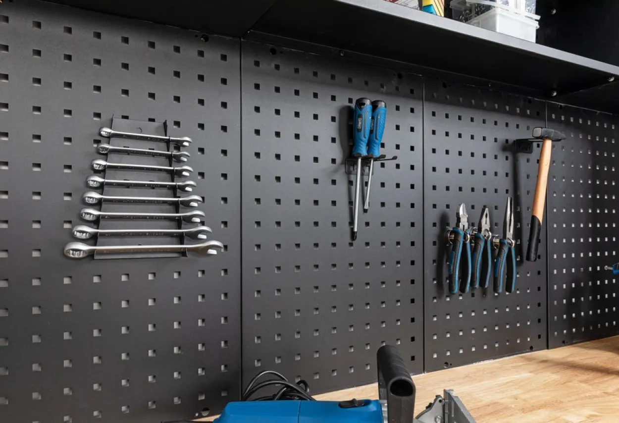 Garagenschrank 6 tlg. Rot
