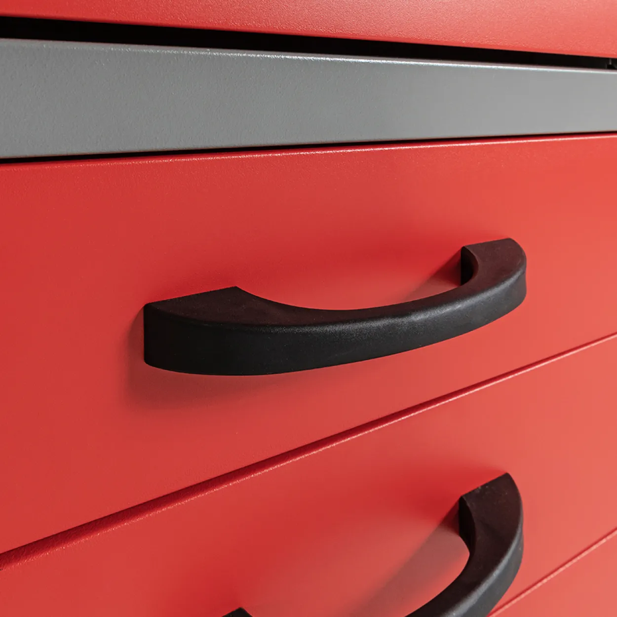 Garagenschrank 6tlg. rot 240 cm