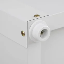 Gardebruk Abschließbare Auflagenbox Weiß Metall