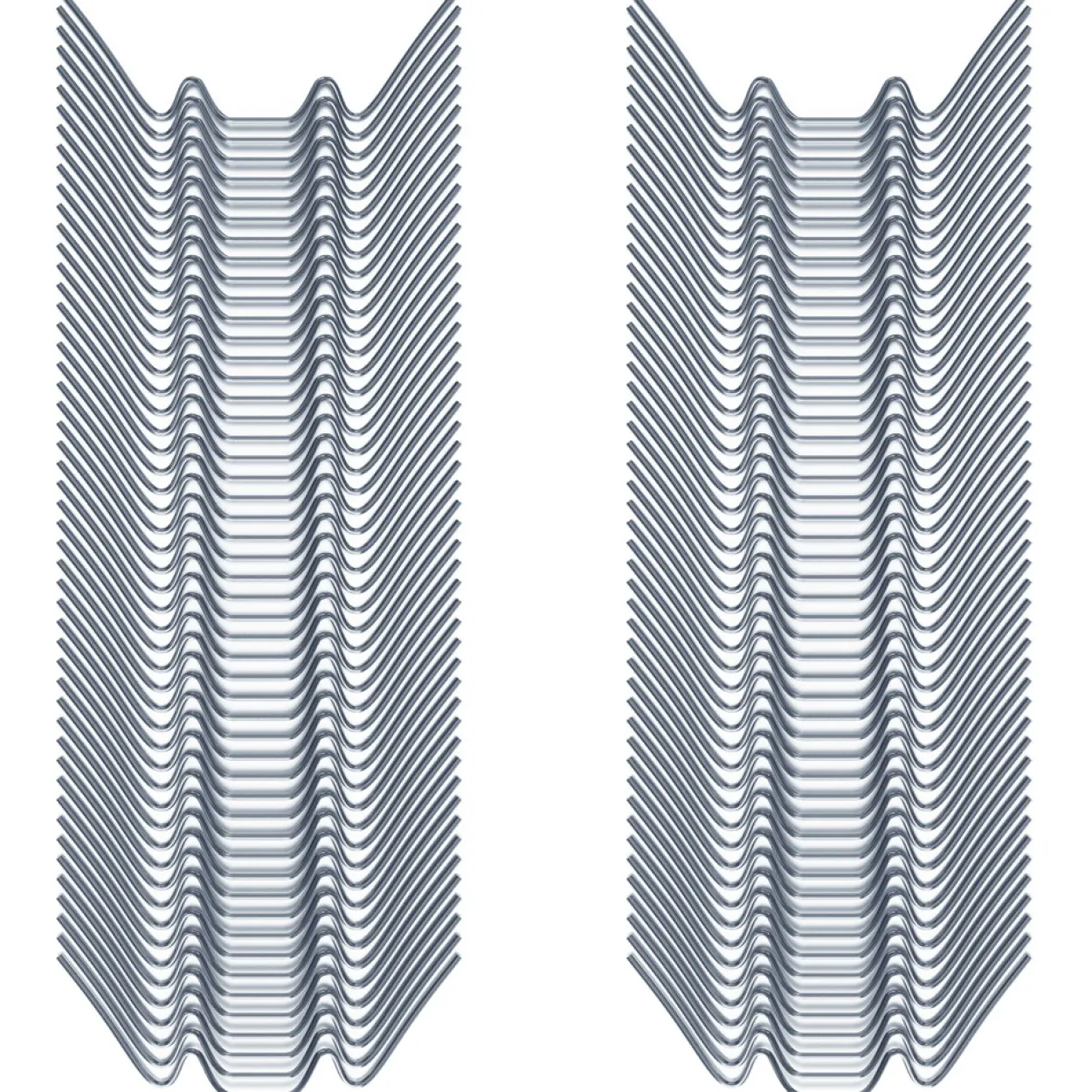 Gardebruk Gewächshausklammern 100er-Set Edelstahl