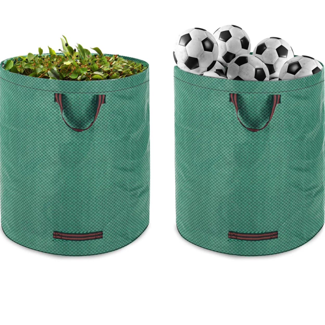 Gardebruk Laubsack 280l 2er Set 77 x 67cm grün