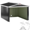 Gardebruk Mähroboter Garage Anthrazit Metall 86x100x63cm