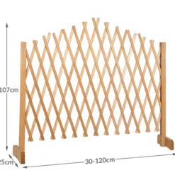 Gardebruk Pflanzengitter Rankhilfe 180 x 107cm braun