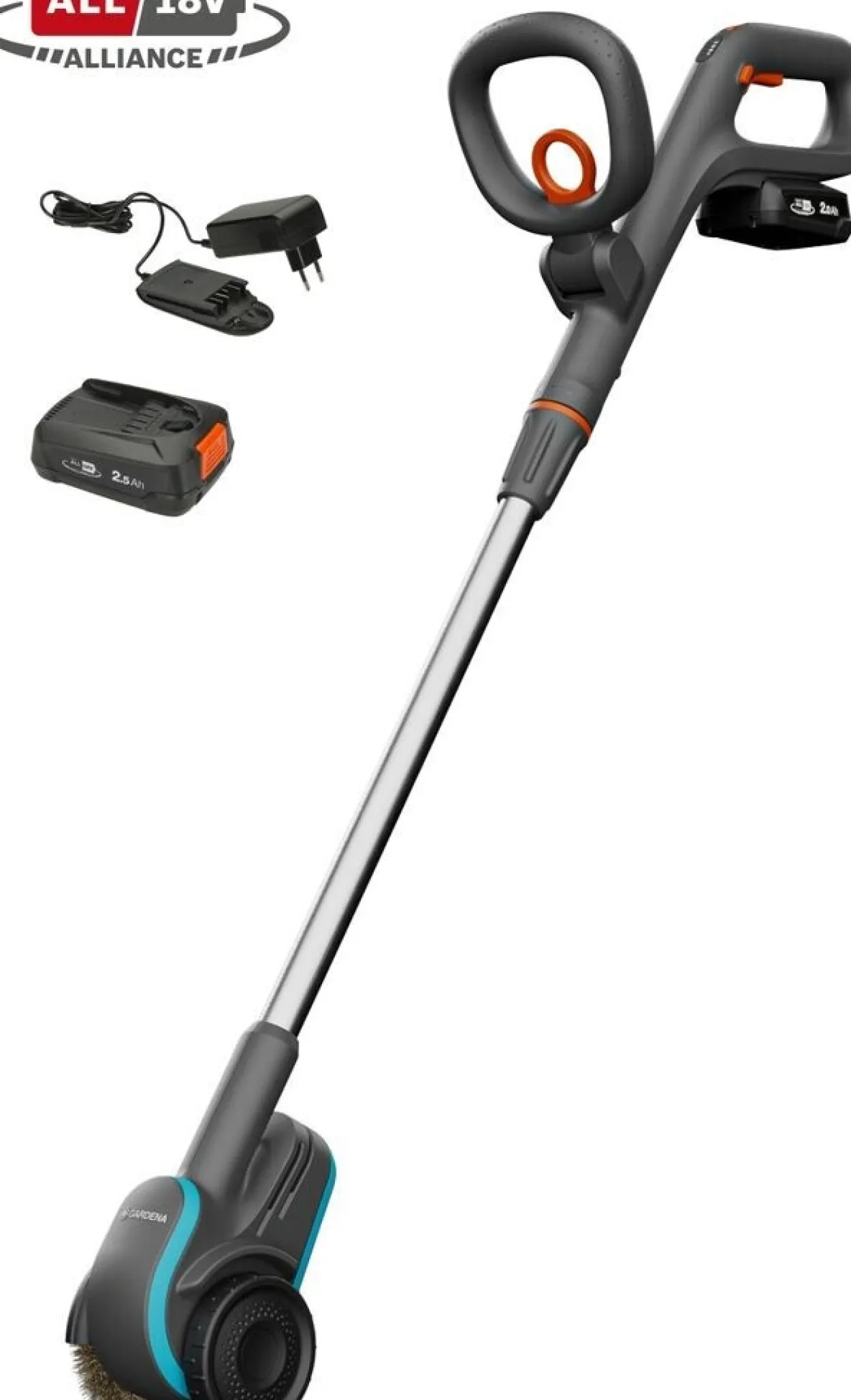 Gardena Akku Fugenbürste EASYWEED Set