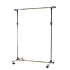 Garderobenständer Kleiderständer, höhenverstellbar und rollbar