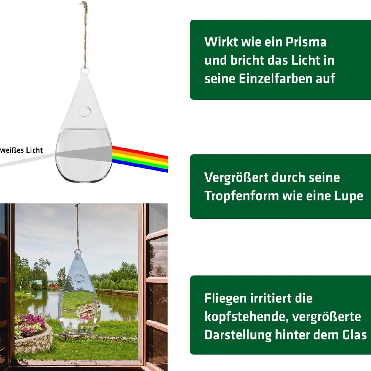 Gardigo Fliegen-Frei Glas