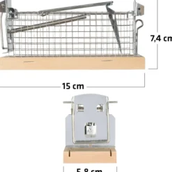 Gardigo Lebend-Mausefalle Käfig 2er Set Made in Germany