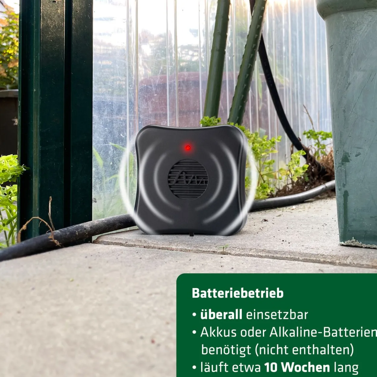 Gardigo Mäuse-Feind mobil inkl. Batterien