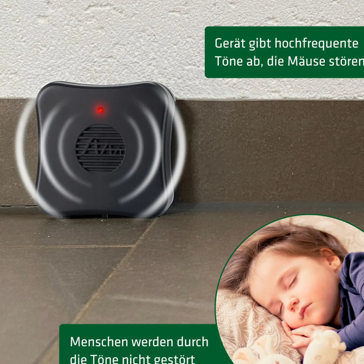 Gardigo Mäuse-Feind mobil inkl. Batterien