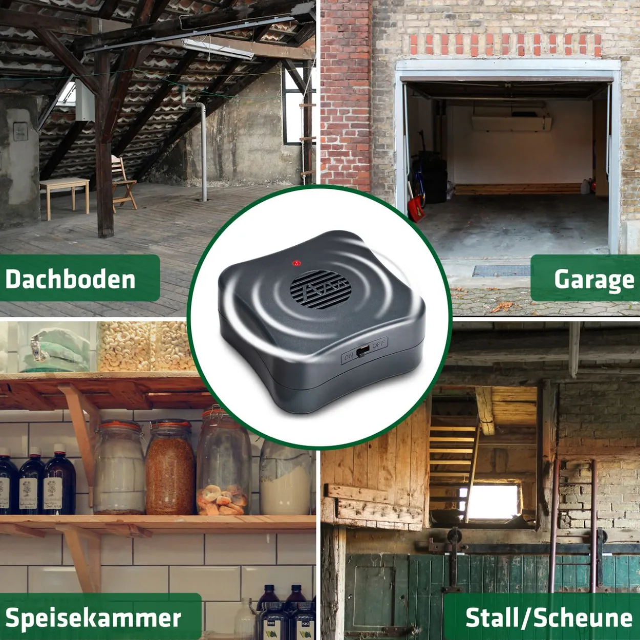 Gardigo Mäuse-Feind mobil inkl. Batterien