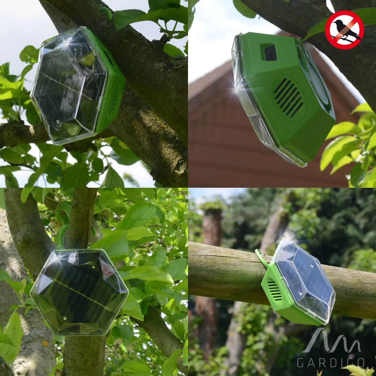 Gardigo Solar-Vogelabwehr 360°