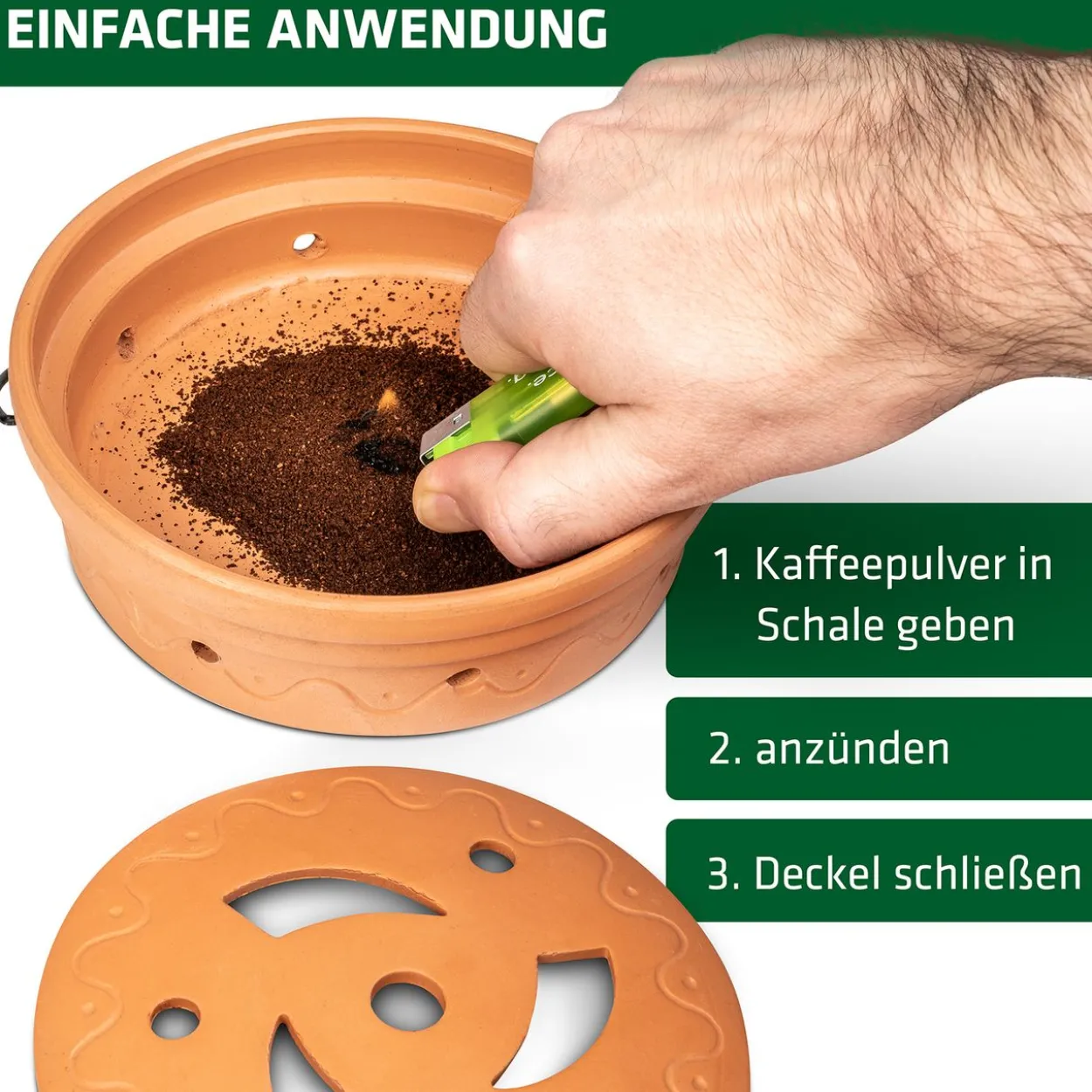 Gardigo Wespen-Verdufter Kaffee