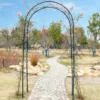 Gartenbogen aus Metall, ca. 110 x 39 x 230 cm