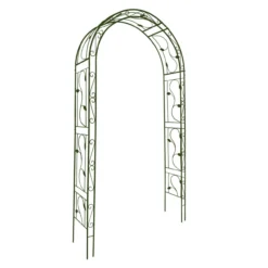 Gartenbogen aus Metall, ca. 130 x 39 x 260 cm