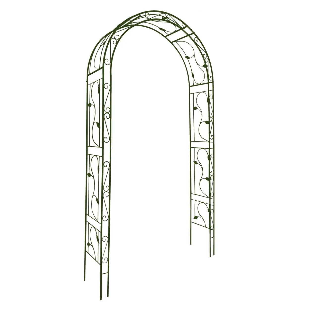 Gartenbogen aus Metall, ca. 130 x 39 x 260 cm
