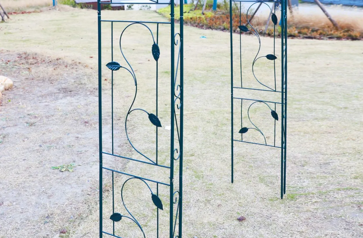 Gartenbogen aus Metall, ca. 130 x 39 x 260 cm