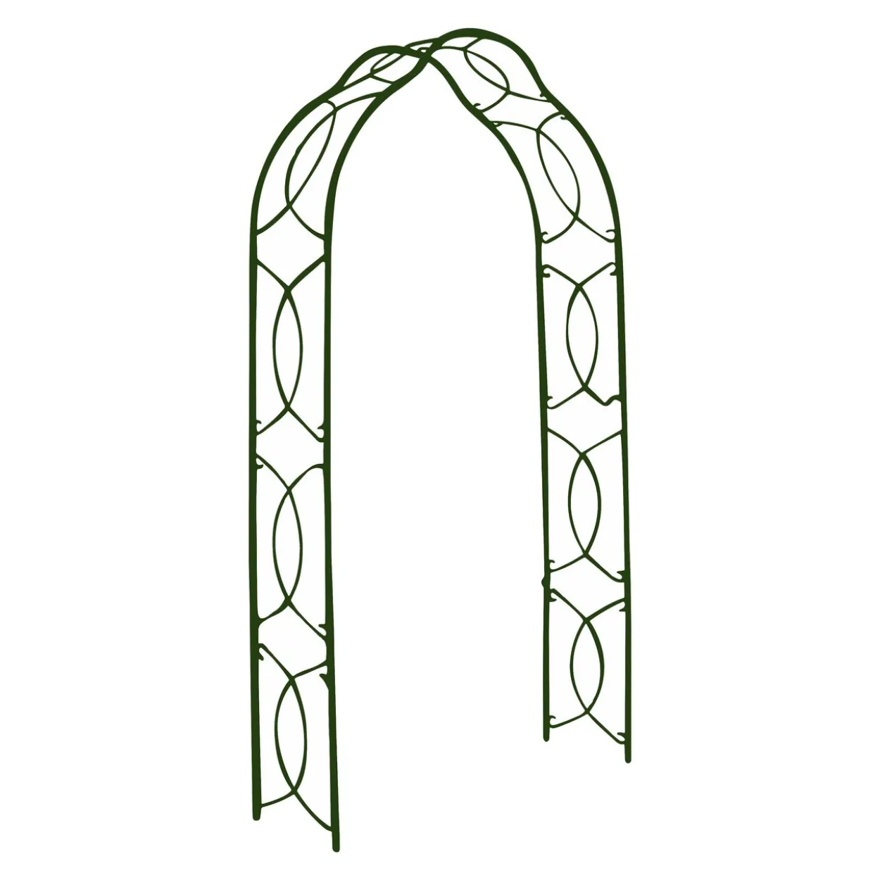 Gartenbogen aus Metall, ca. 120 x 40 x 230 cm