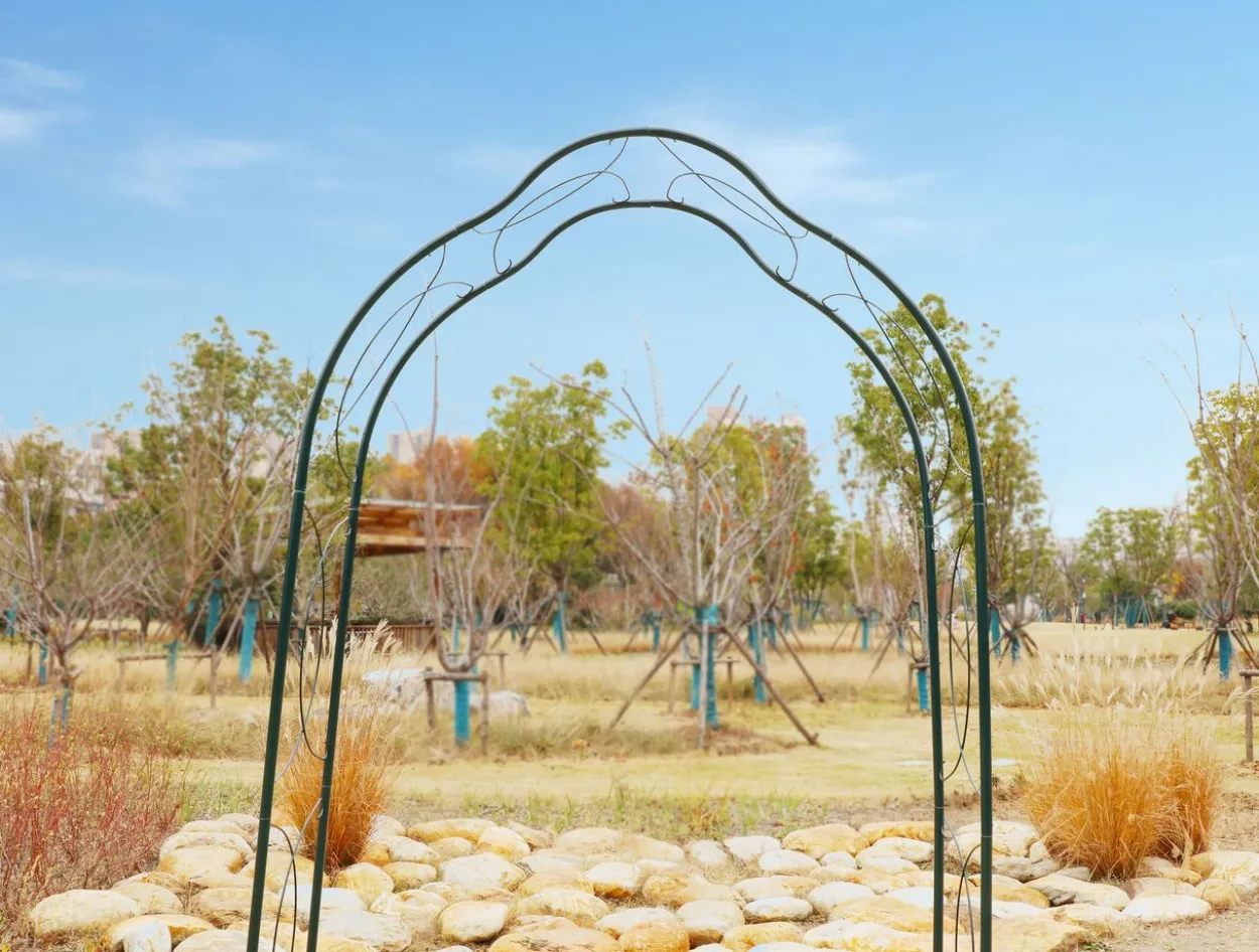 Gartenbogen aus Metall, ca. 120 x 40 x 230 cm