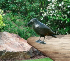 Gartenfigur RABE 37cm, schwarz