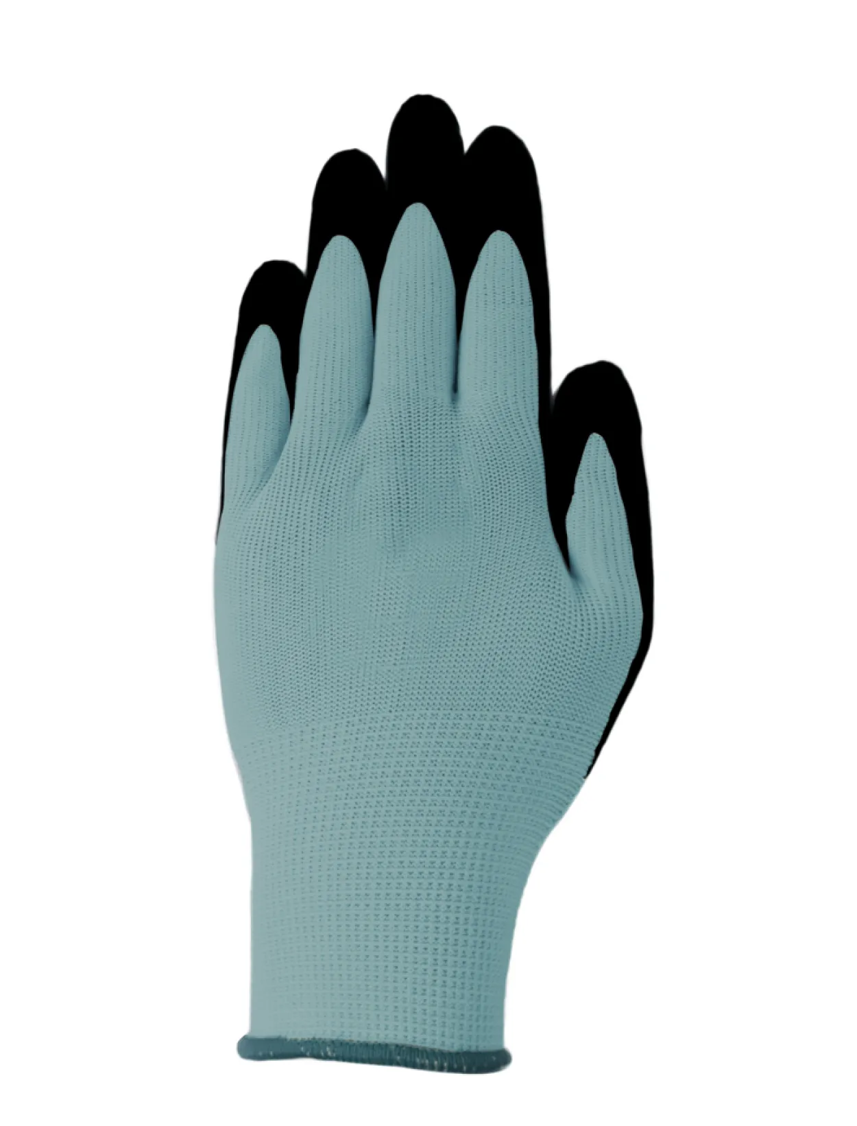 Gartenhandschuhe - 5er-Pack, Hellgrau/Schwarz, Gr. L