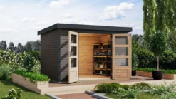 Gartenhaus Galatea 4B terragrau