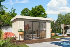 Gartenhaus Lana 10,8 m² mit Schiebetüren