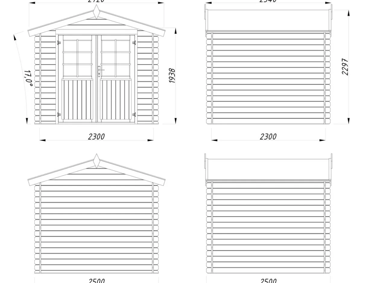 Gartenhaus Nora 5,0 m²