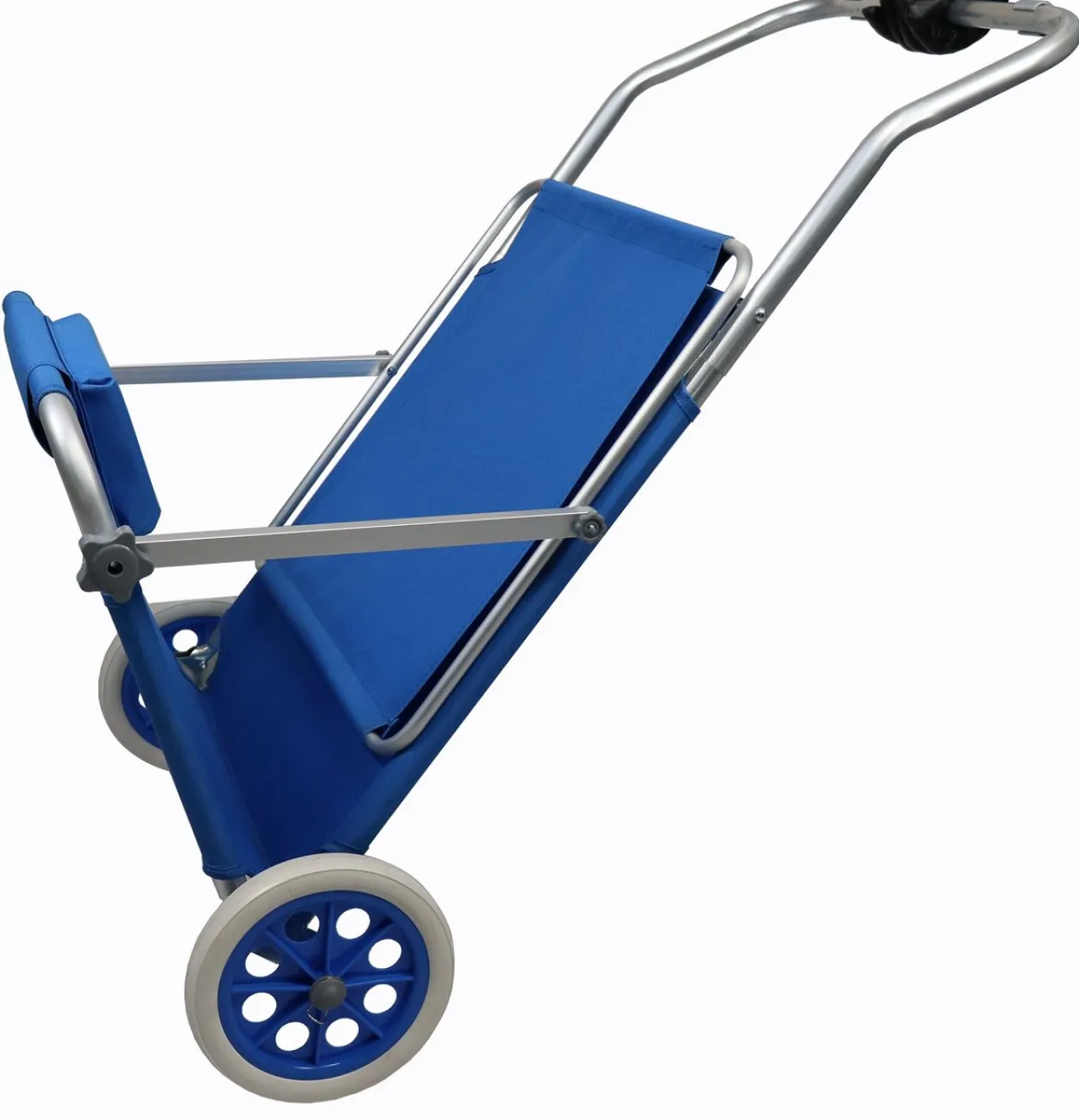 Gartenliege Sonnenliege rollbar Blau