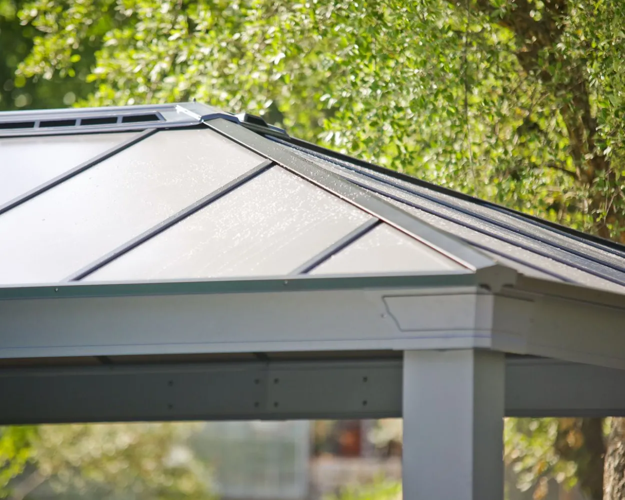 Gartenpavillon Dallas 4.3x4.8 anthrazit