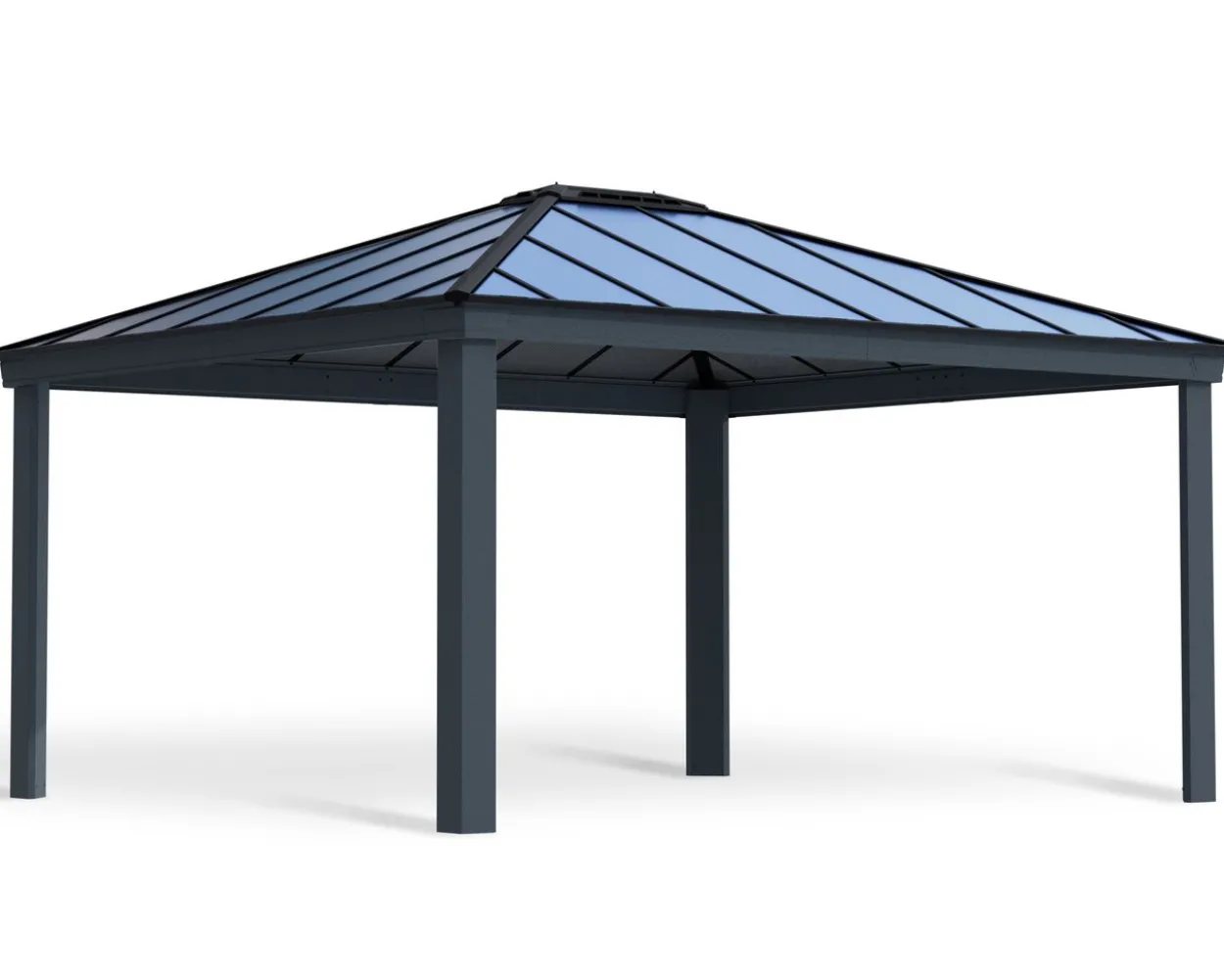 Gartenpavillon Dallas 4.3x4.8 anthrazit