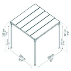Gartenpavillon Milano 3000