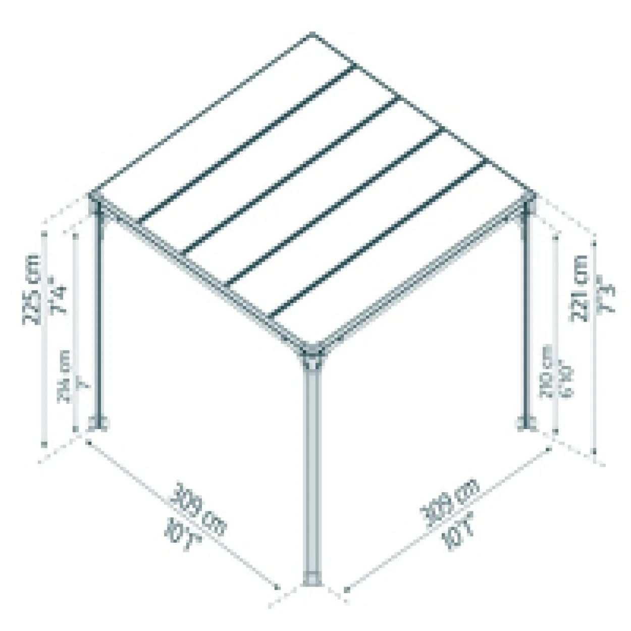 Gartenpavillon Milano 3000
