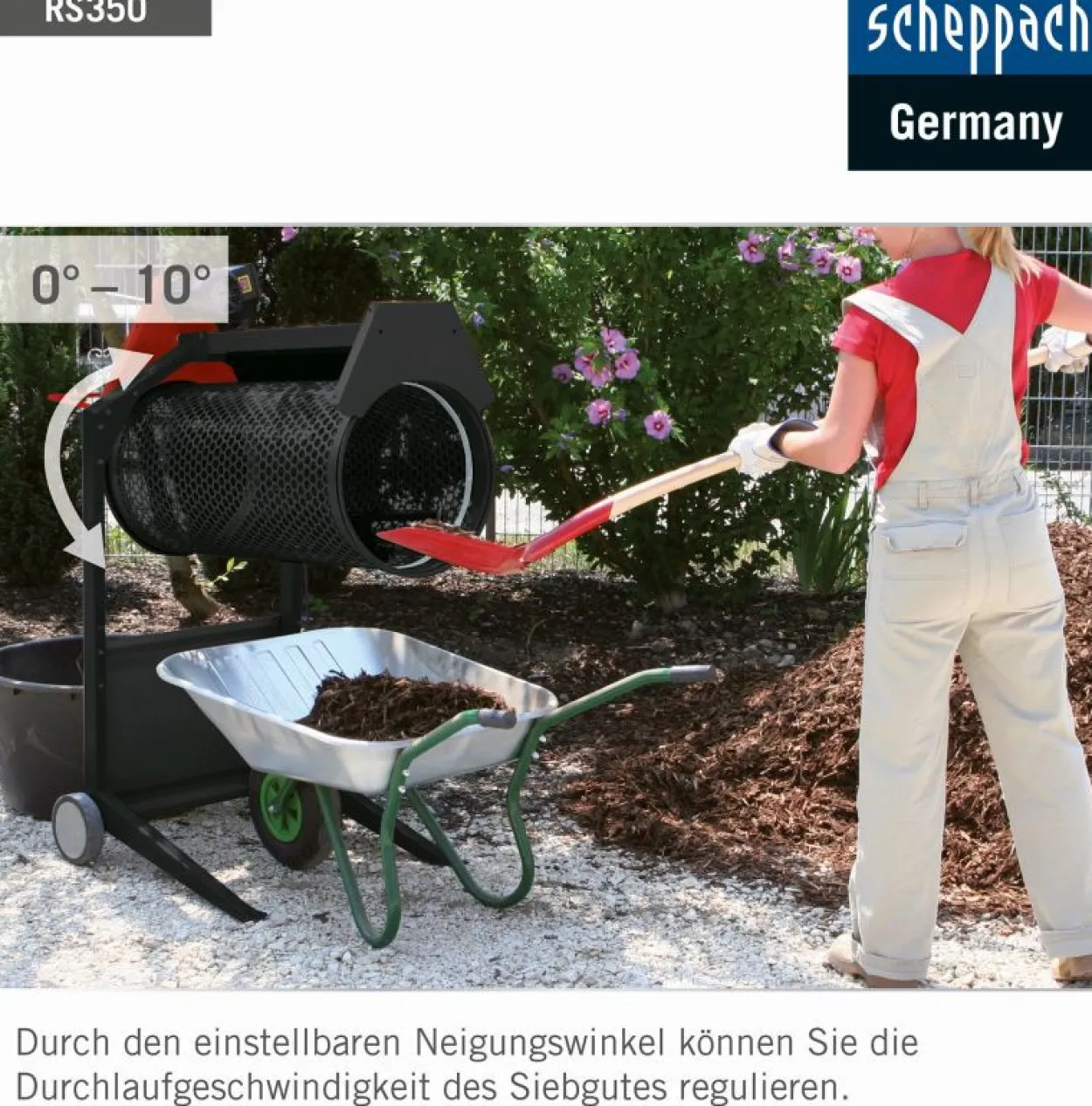 Garten-Rollsieb RS350