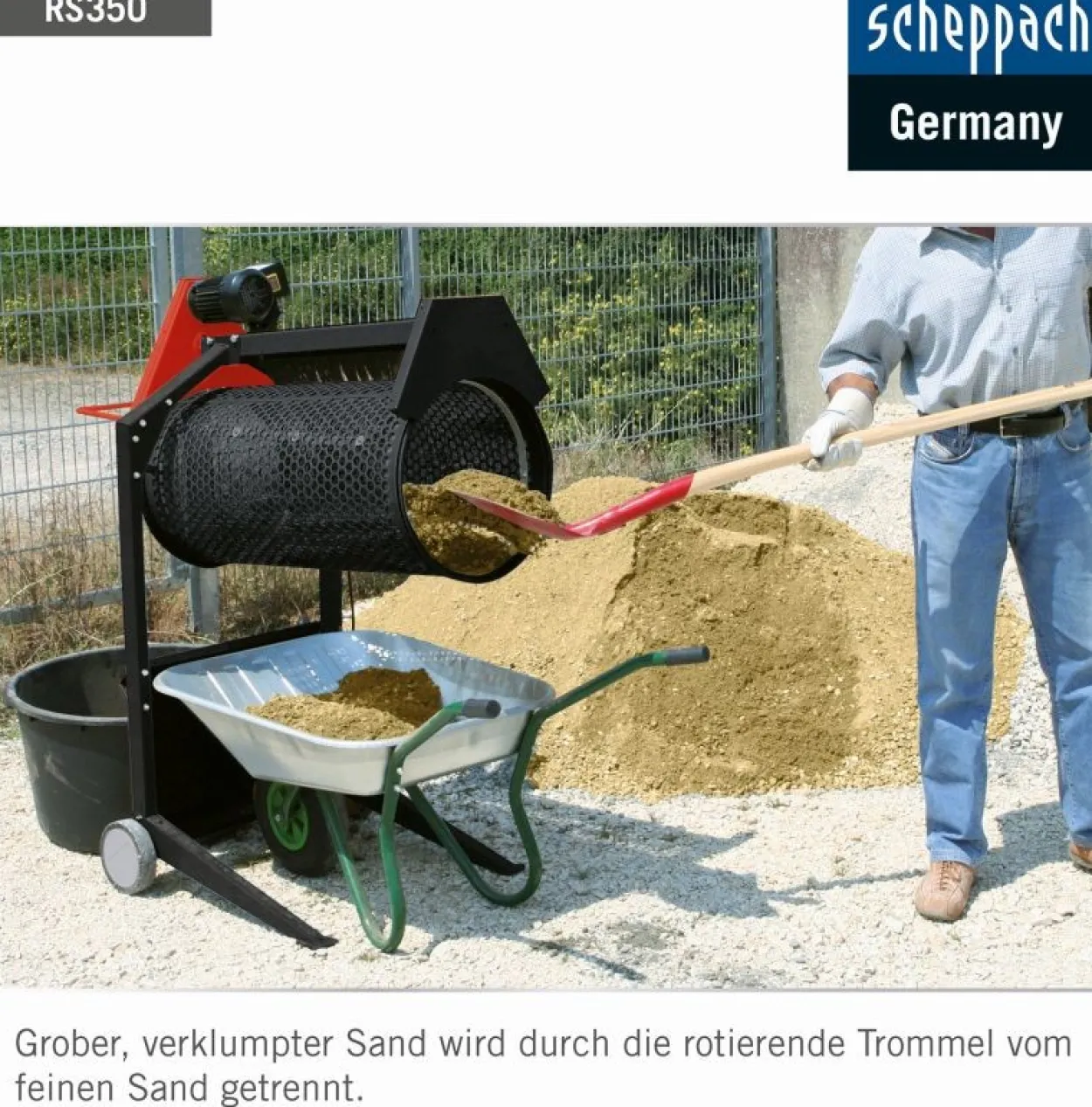 Garten-Rollsieb RS350