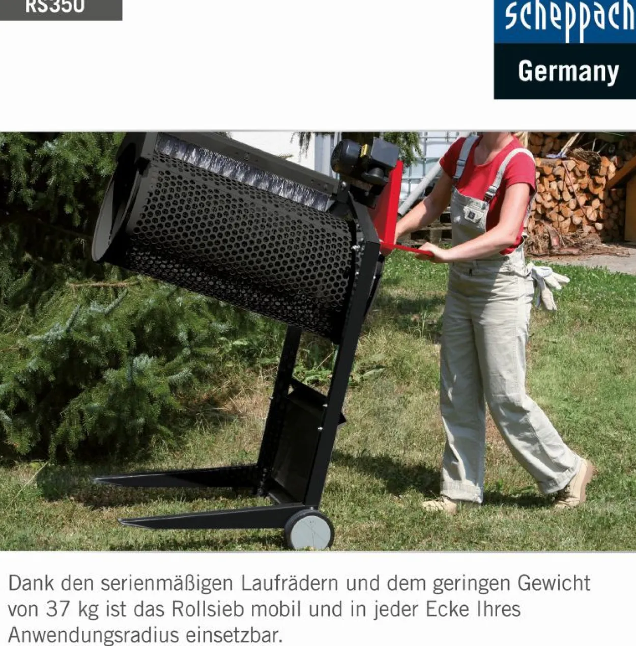 Garten-Rollsieb RS350